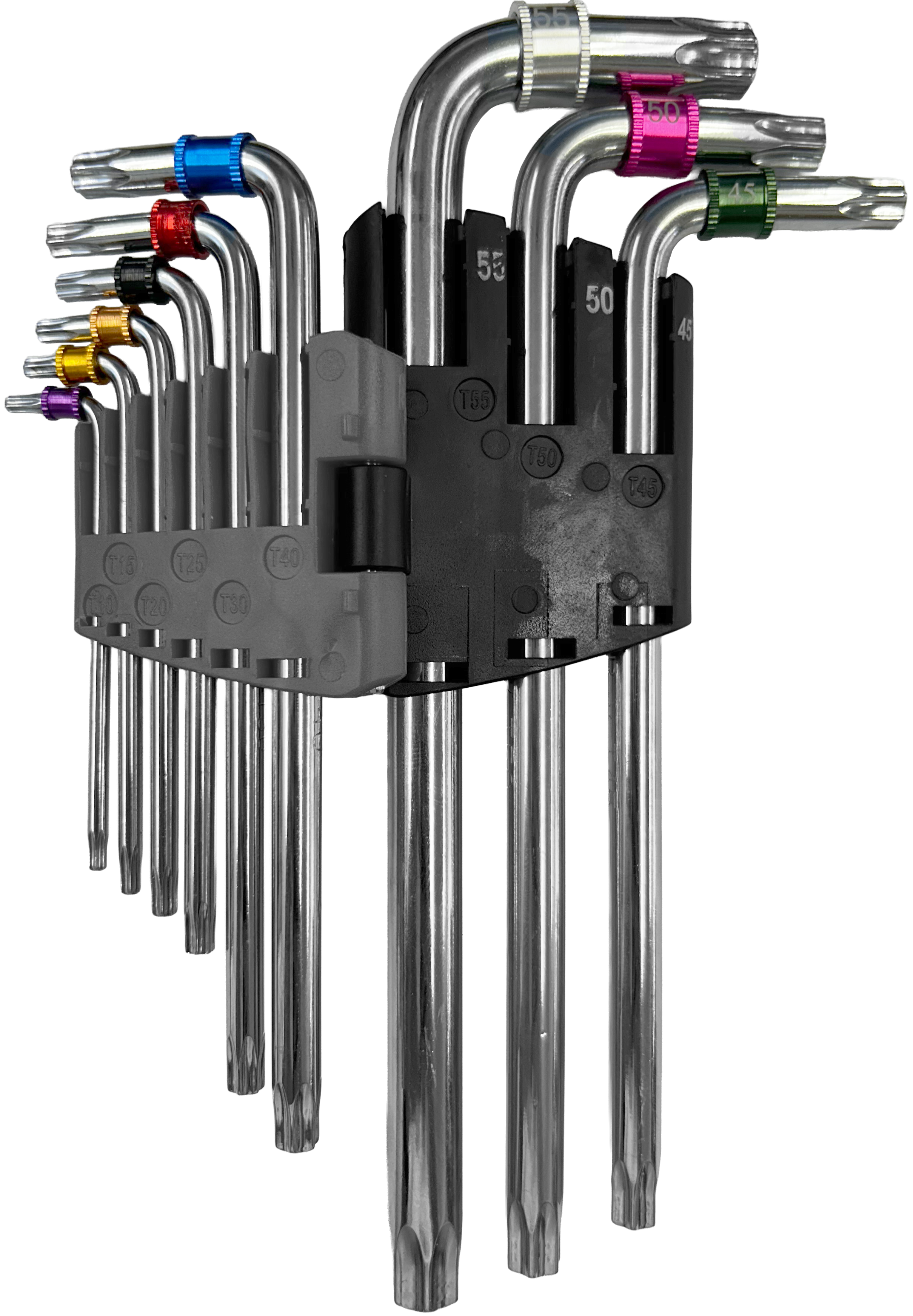 カラーリング付ヘックスローブL型レンチセット